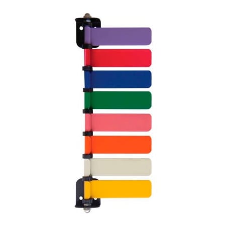 Omnimed. Omnimed 8-Flag Room ID System, 4inL Aluminum Flags, 1/PK 291838